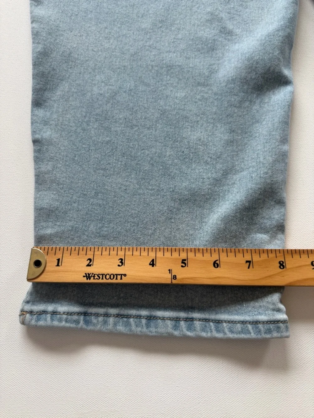 EUC Women's Terra & Sky Straight Light Blue Jeans Size 3X 24-26W (KB3) - Picture 6 of 6